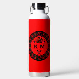 Personalized Funny Royal Golf Ball Water Bottle