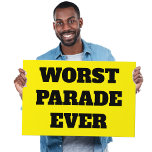Personalized Funny Running Sports Marathon Garden Sign<br><div class="desc">Celebrate marathon runners in style with our Custom Funny Running Sports Marathon Yard Sign. Featuring bold, easy-to-read yellow and black colours, this personalized yard sign lets you add your own witty message to cheer on participants and bring extra motivation to the race day. Perfect for friends, family, and supporters who...</div>