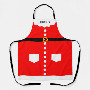 Personalized Funny Santa Claus Costume Christmas  Apron