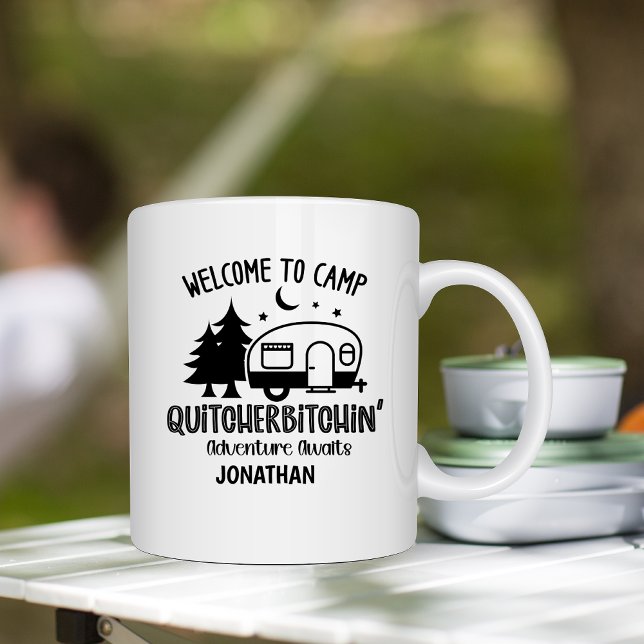 Personalized Funny Sarcastic Camping    Coffee Mug (Creator Uploaded)