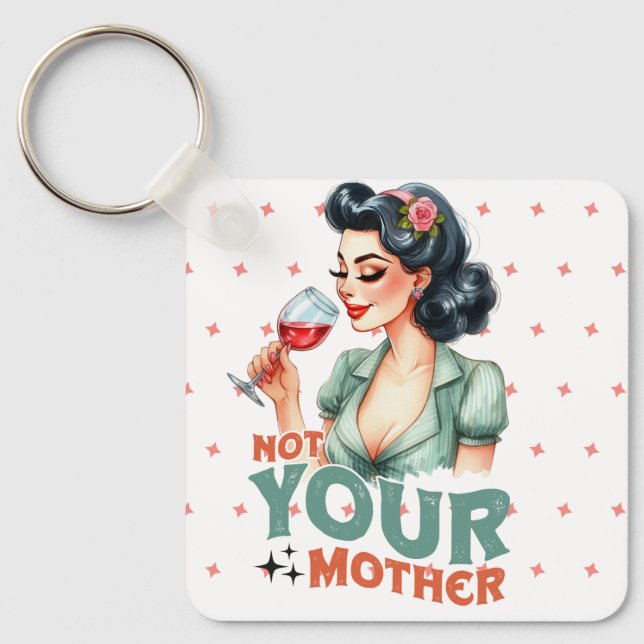 Personalized Funny Sarcastic gift for husband Keychain (Front)