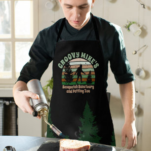 Personalized Funny Sasquatch Sanctuary Apron