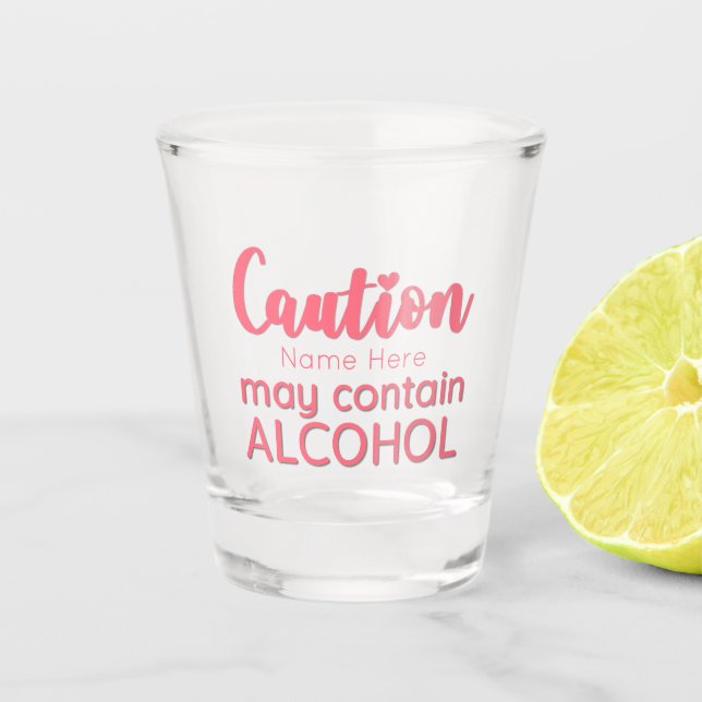 Personalized Funny Shot Glass (Front)
