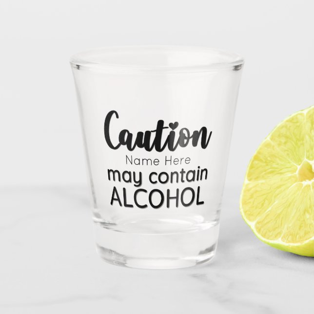 Personalized Funny Shot Glass (Front)
