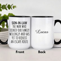 Personalized Funny Son In Law