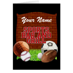 Personalized Funny Sports Bar and Grill