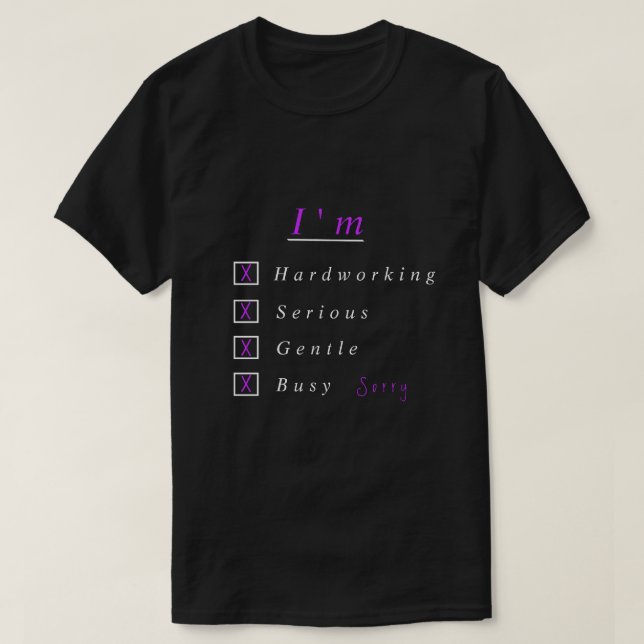 Personalized Funny T-Shirt (Design Front)