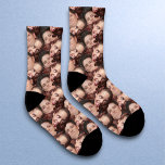 Personalized Funny Two (2) Faces Photo Face Socks<br><div class="desc">Make funny socks covered in your face or friends/family faces with this easy to use template. simply upload a cutout of the face or object you with to use with a transparent background, and voila! make sure to crop the image as tightly to the face/object as you can. if you...</div>