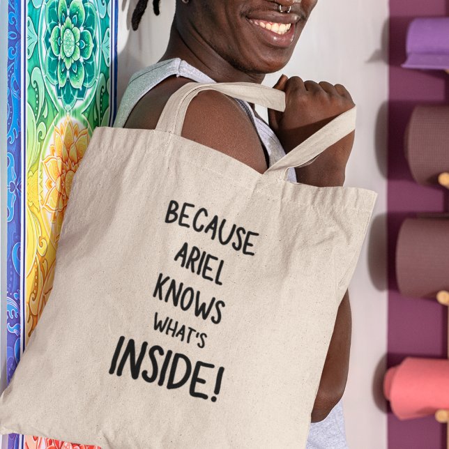 Personalized Funny Unique Statement Gift Tote Bag (A perfect gift idea that reflects your distinct taste!)
