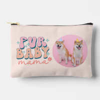 Personalized Fur Baby Mama Retro Pink