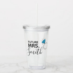 Personalized future acrylic tumbler
