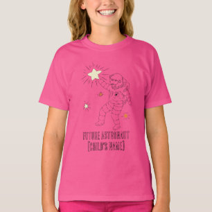 Personalized Future Astronaut Kids T-Shirt