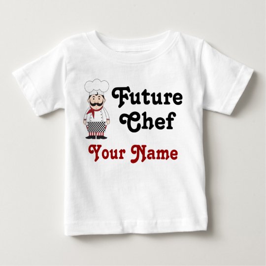 Personalized Future Chef Infant Tee Shirt
