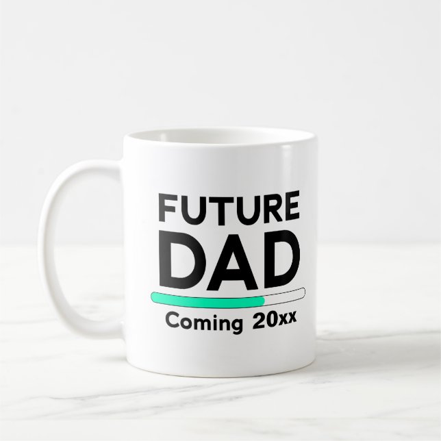 Personalized Future Dad Coming 2023 Coffee Mug (Left)