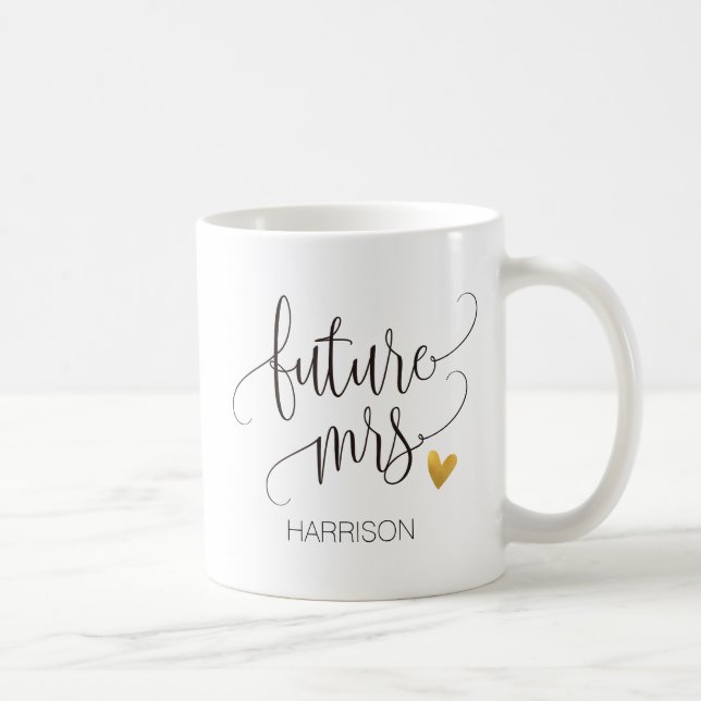 Personalized,Future Mrs.-3 Coffee Mug (Right)