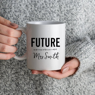 Personalized Future Mrs Mr Mug Bride to be Gift