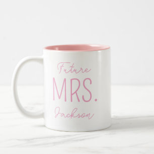 Personalized Future Mrs Mug For Fiancé Coffee Mug 