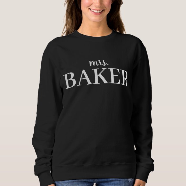 Personalized Future Mrs Sweatshirt, Engagement Gif Sweatshirt (Front)