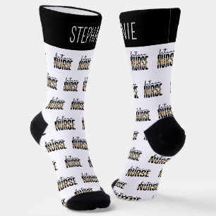 Personalized Future Nurse Student Nurse gifts Socks