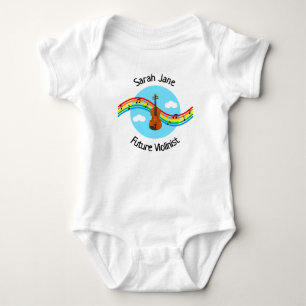 Personalized Future Violinist Bodysuit