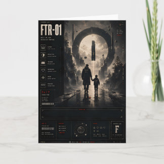 Personalized Futuristic Father’s Day Card