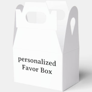 personalized Gable 5x3x6.5 Favor Box