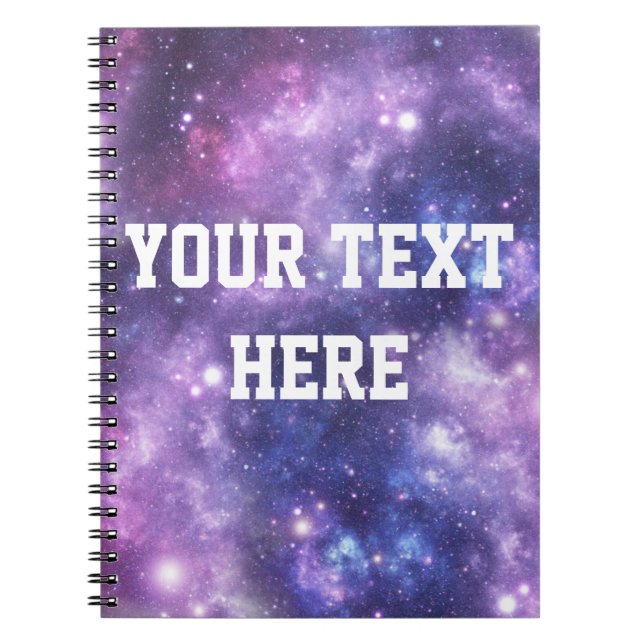 Personalized Galaxy Notebook (Front)