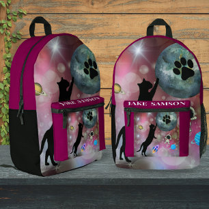 Personalized Galaxy Space Funny Backpack for Kids