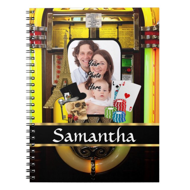 Personalized gambler notebook (Front)