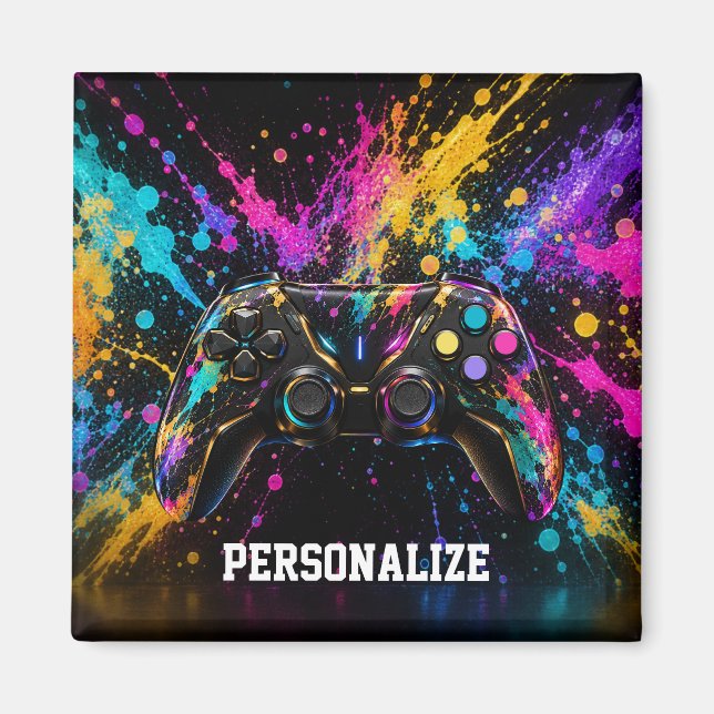 Personalized Gaming  Magnet (Front)