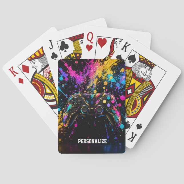 Personalized Gaming  Playing Cards (Back)