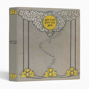 Personalized Garden in Spring Book 3-Ring Binder