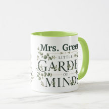 Personalized Garden of Minds Teacher Coffee Mug