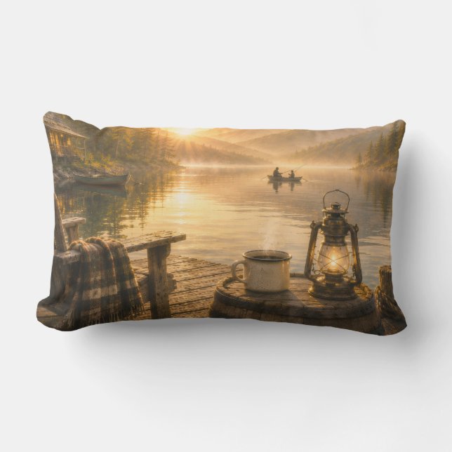 Personalized Garden & Patio Lumbar Pillow (Front)