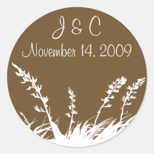 Personalized Garden Silhouette Envelope Seal