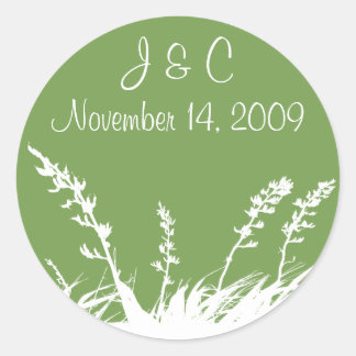 Personalized Garden Silhouette Envelope Seal