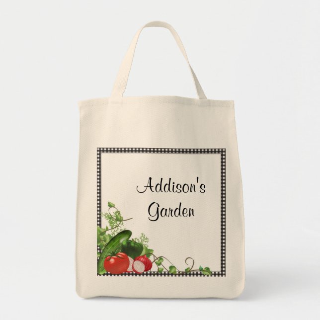 Personalized Garden Tote (Front)