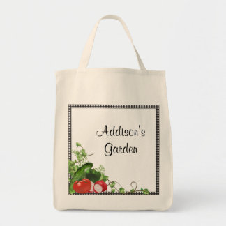 Personalized Garden Tote Bag