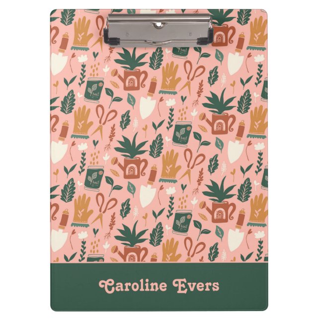 Personalized Gardening Clipboard (Front)