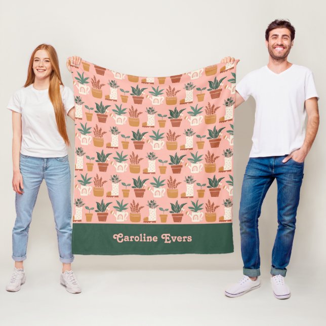 Personalized Gardening Fleece Blanket (In Situ)