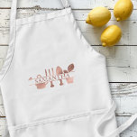 Personalized Gardening Gardener Rose Gold name Standard Apron<br><div class="desc">This design may be personalized in the area provided by changing the photo and/or text. Or it can be customized by choosing the click to customize further option and delete or change the color of the background, add text, change the text color or style, or delete the text for an...</div>