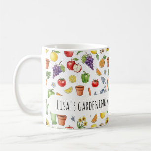 Personalized gardening mug