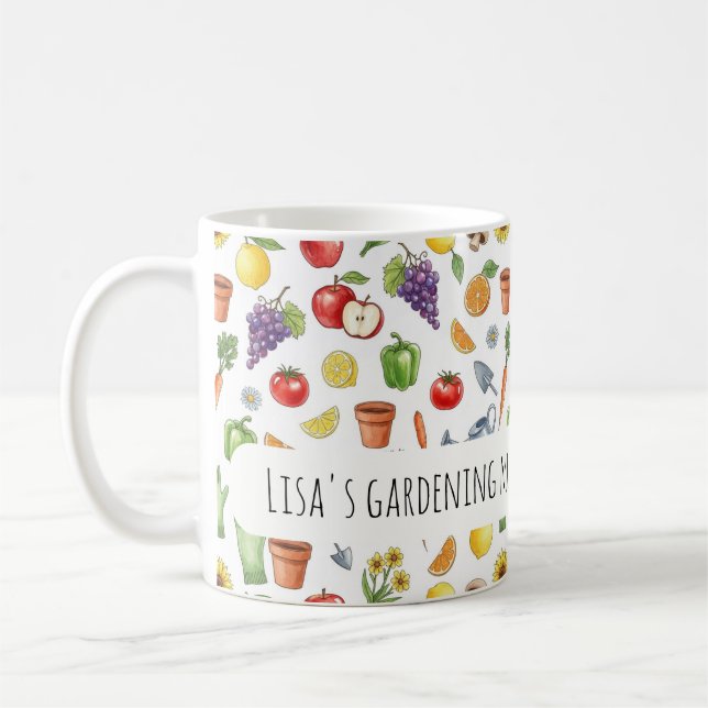 Personalized gardening mug (Left)