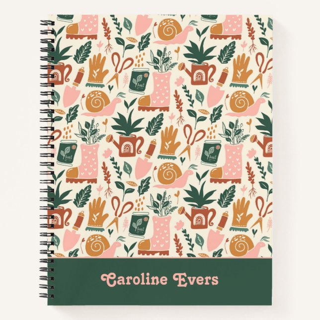Personalized Gardening Notebook (Front)