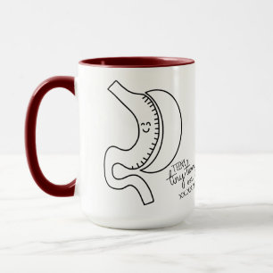 Personalized Gastric Sleeve Bariatric Surgery Date Mug