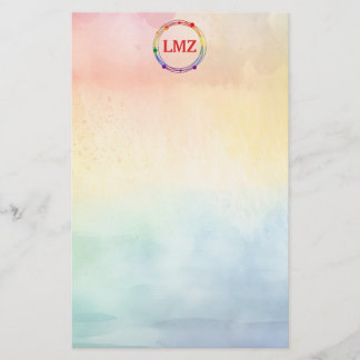 🏳️‍🌈Personalized Gay Pride Geometric💌  Stationery