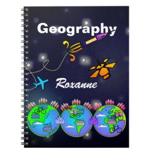 Personalized Geography NoteBook