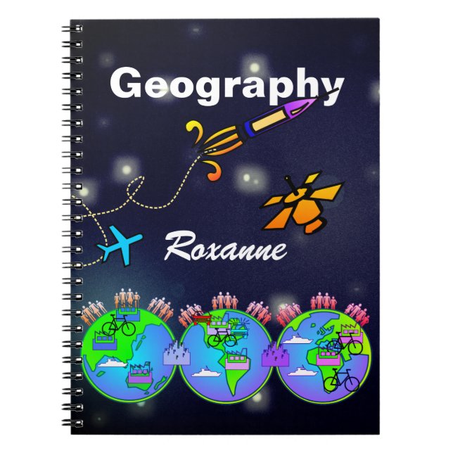 Personalized Geography NoteBook (Front)