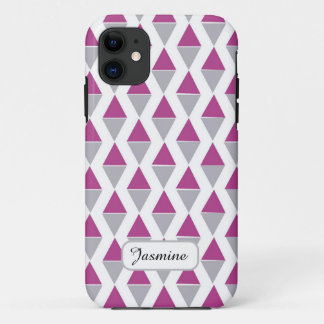 Personalized Geometric Pattern iPhone 11 Case