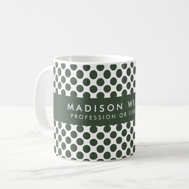 Personalized Geometric Pattern Mug (Front Left)